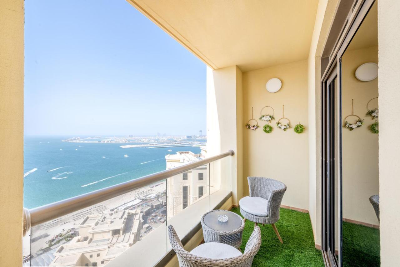 Jbr Amwaj 4 , Upgraded Sea And Ain Dubai Views, 2M Walk To Beach By Gardenia Suitse Экстерьер фото