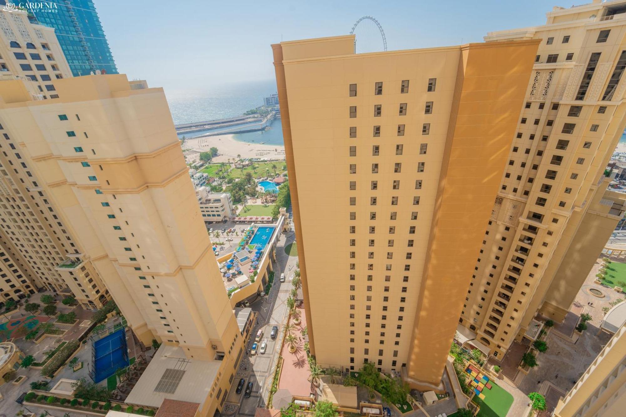 Jbr Amwaj 4 , Upgraded Sea And Ain Dubai Views, 2M Walk To Beach By Gardenia Suitse Экстерьер фото