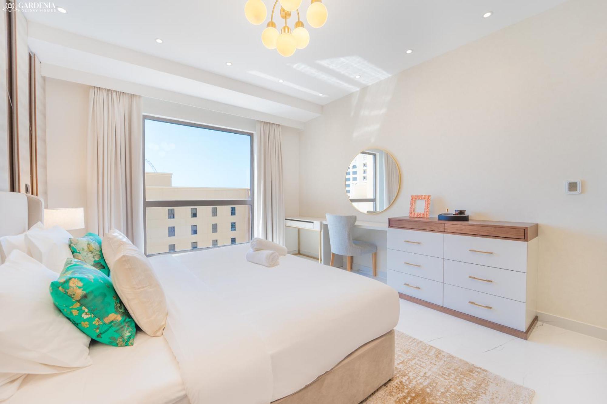Jbr Amwaj 4 , Upgraded Sea And Ain Dubai Views, 2M Walk To Beach By Gardenia Suitse Экстерьер фото