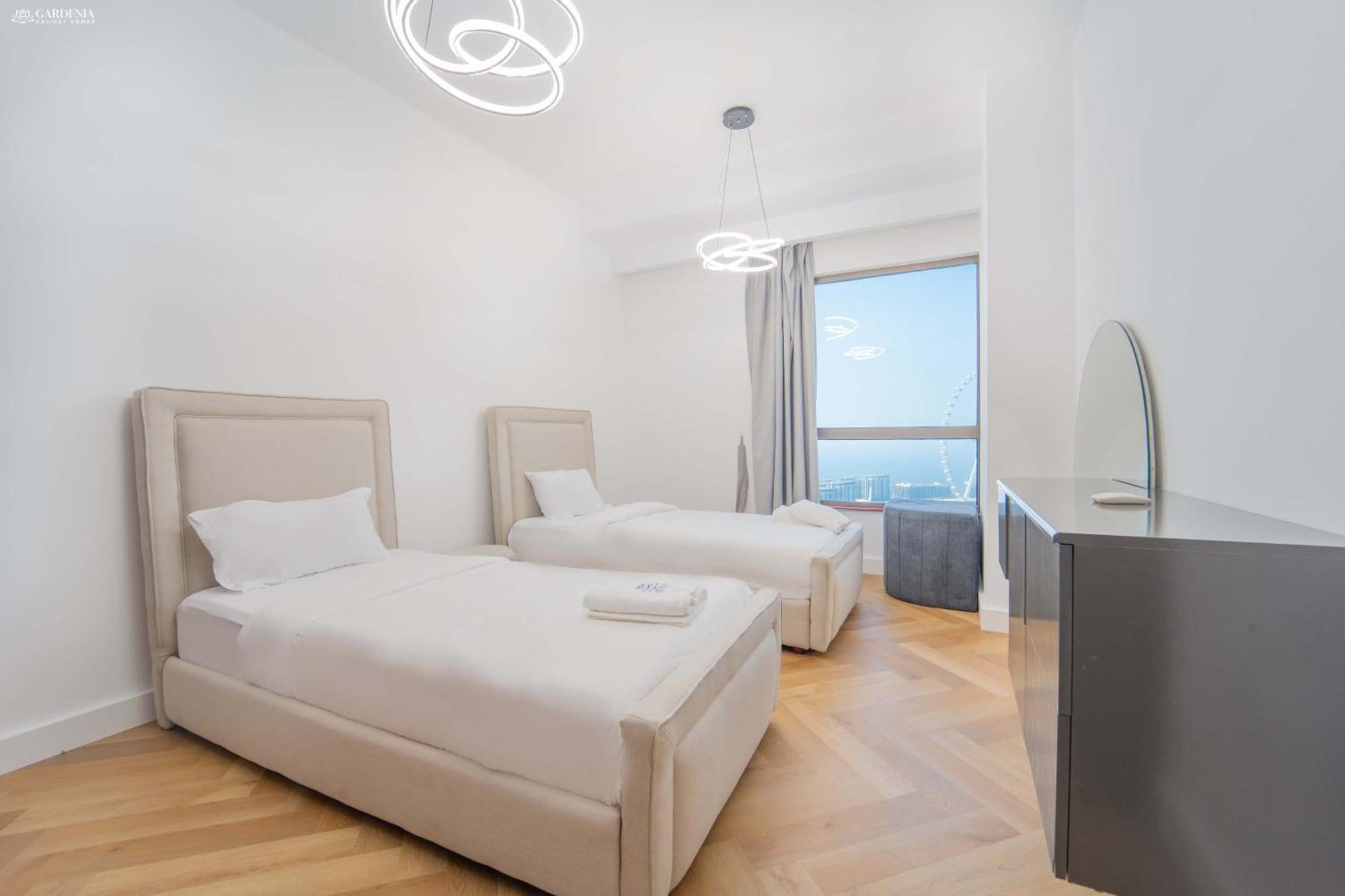 Jbr Amwaj 4 , Upgraded Sea And Ain Dubai Views, 2M Walk To Beach By Gardenia Suitse Экстерьер фото