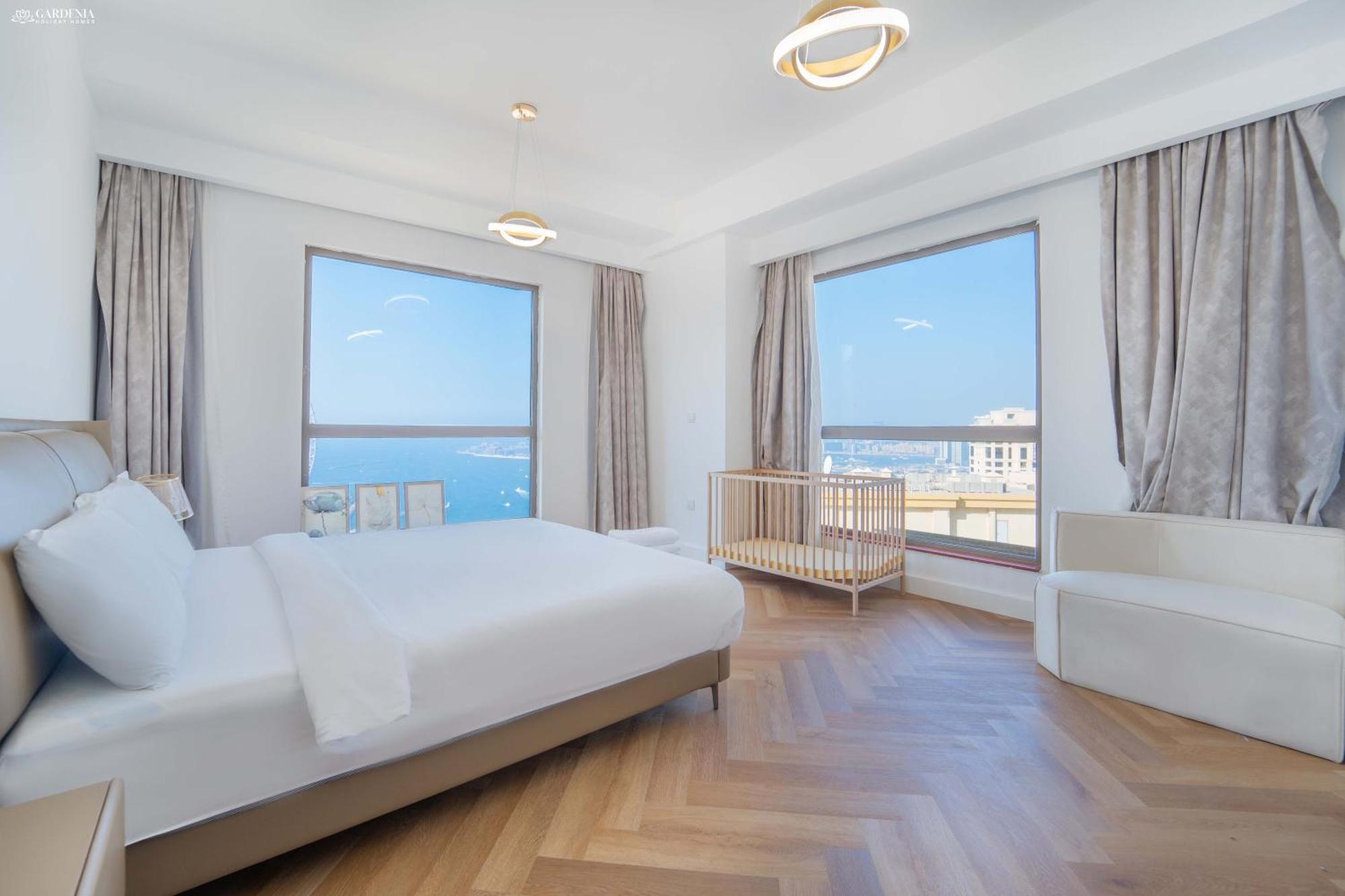 Jbr Amwaj 4 , Upgraded Sea And Ain Dubai Views, 2M Walk To Beach By Gardenia Suitse Экстерьер фото